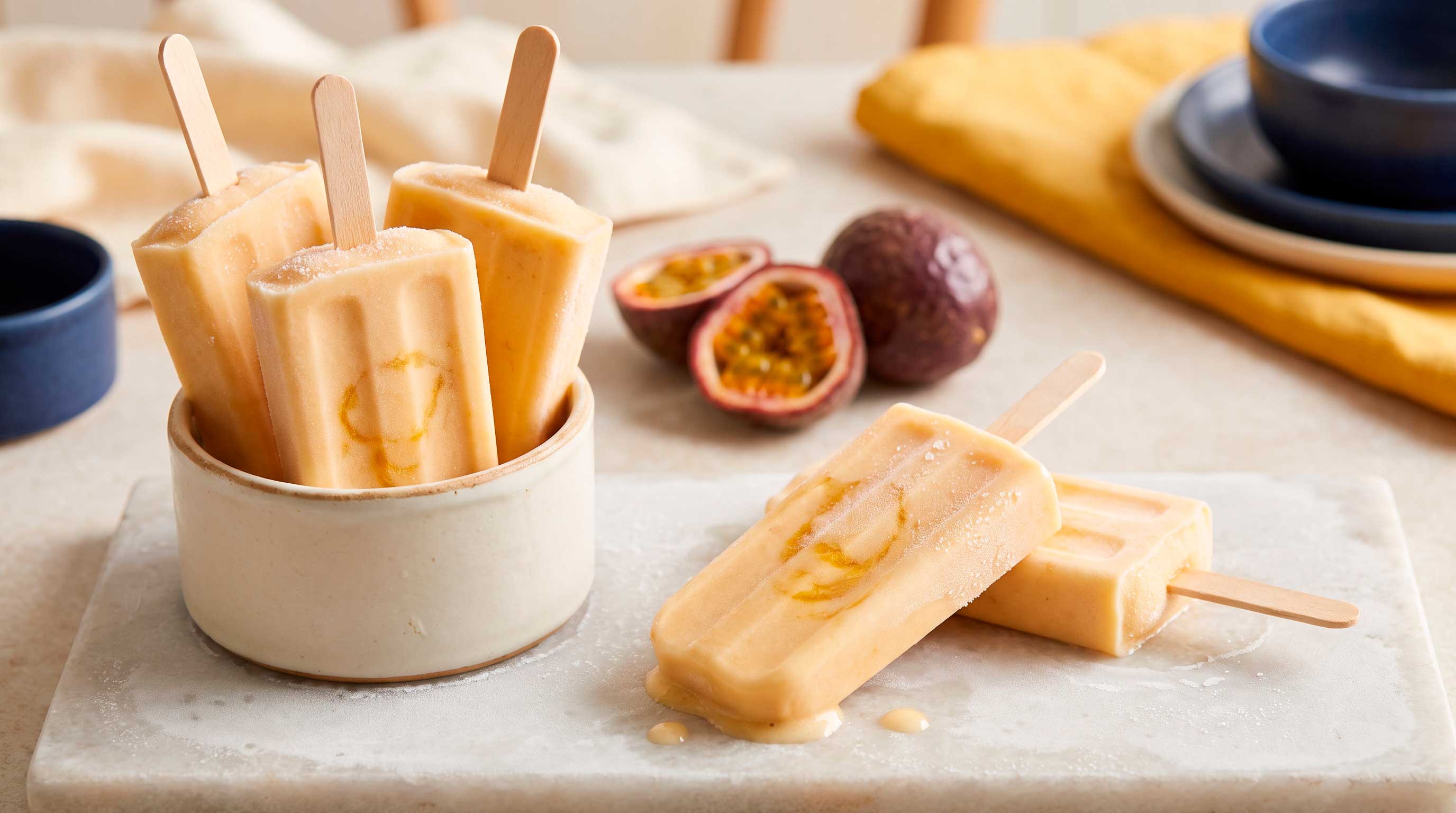 Paletas Cremosas de Gulupa Frutabuela