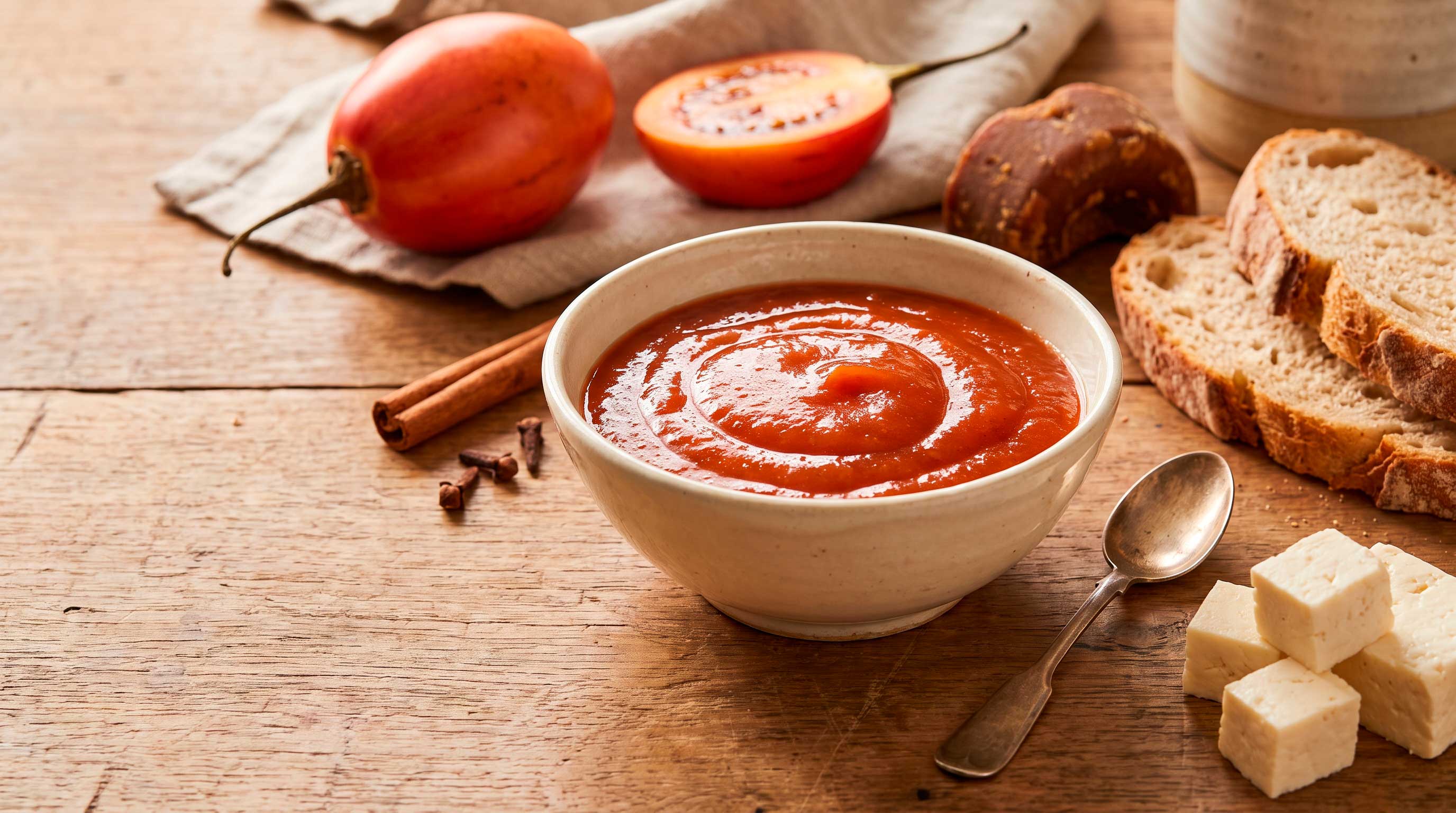 Dulce casero de tomate de árbol