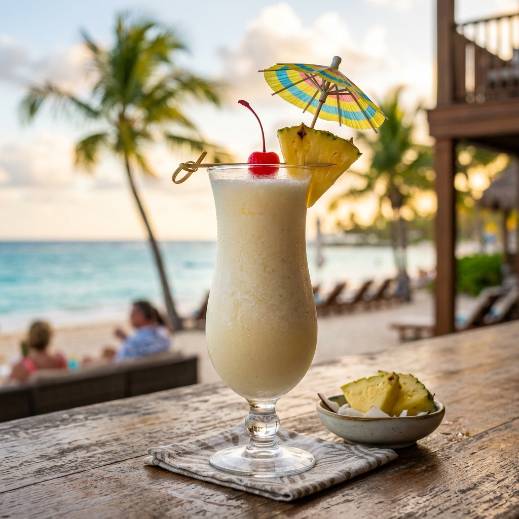 Piña colada tropical